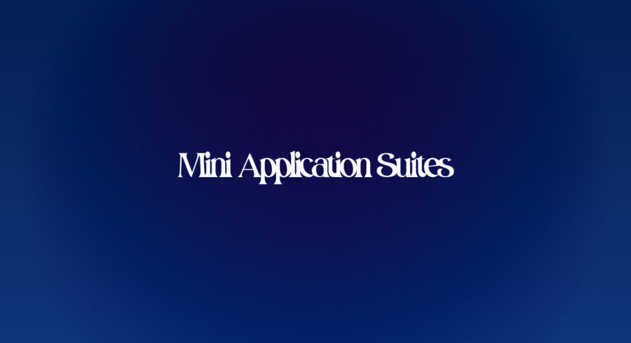 Mini Application Suites – WXV